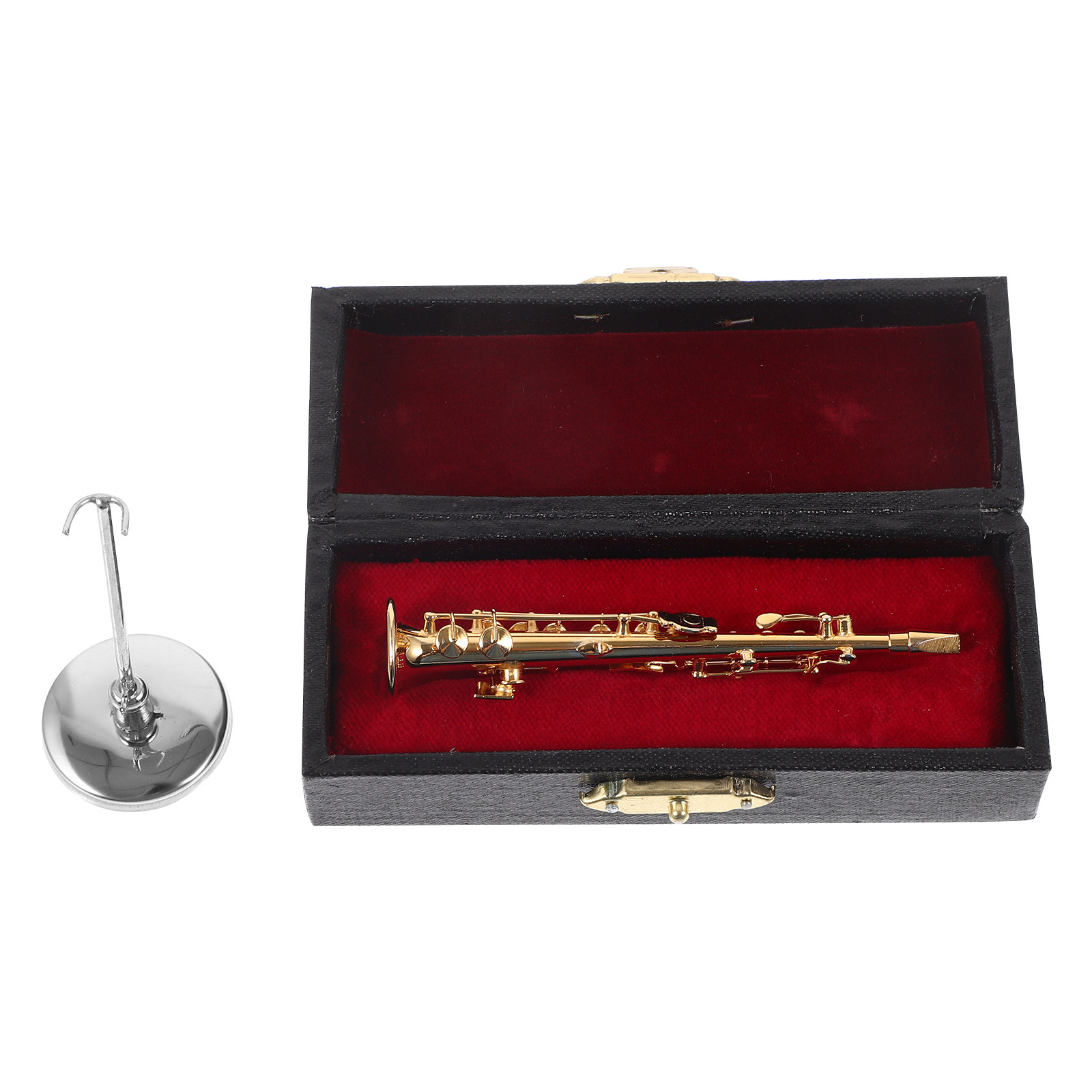 Musical Instrument Saxophone - Copper Miniature Saxophone Realistic Small Saxophone