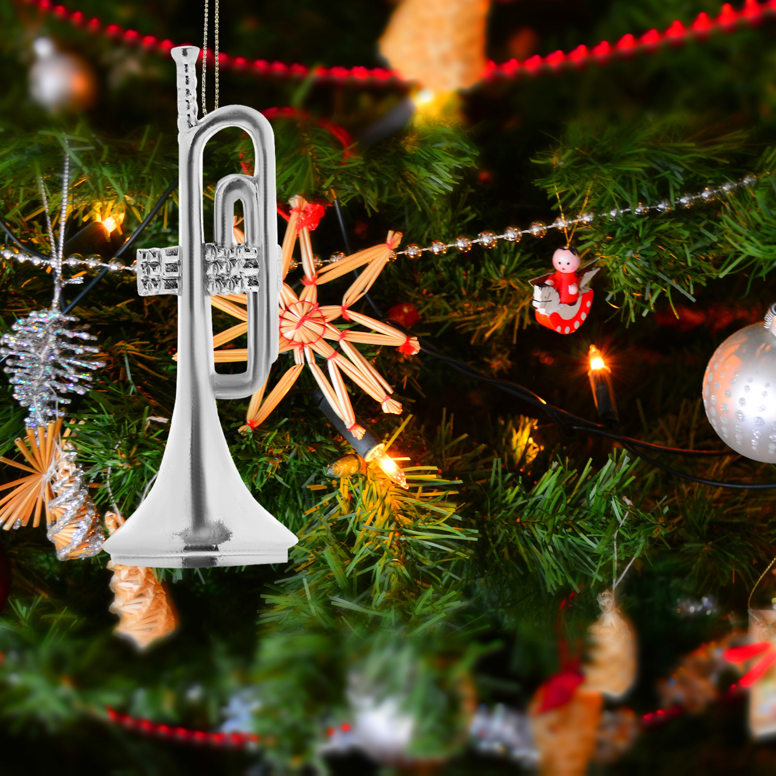 Musical Instrument Xmas Ornaments - 20Pcs Christmas Tree Ornaments Mini Musical