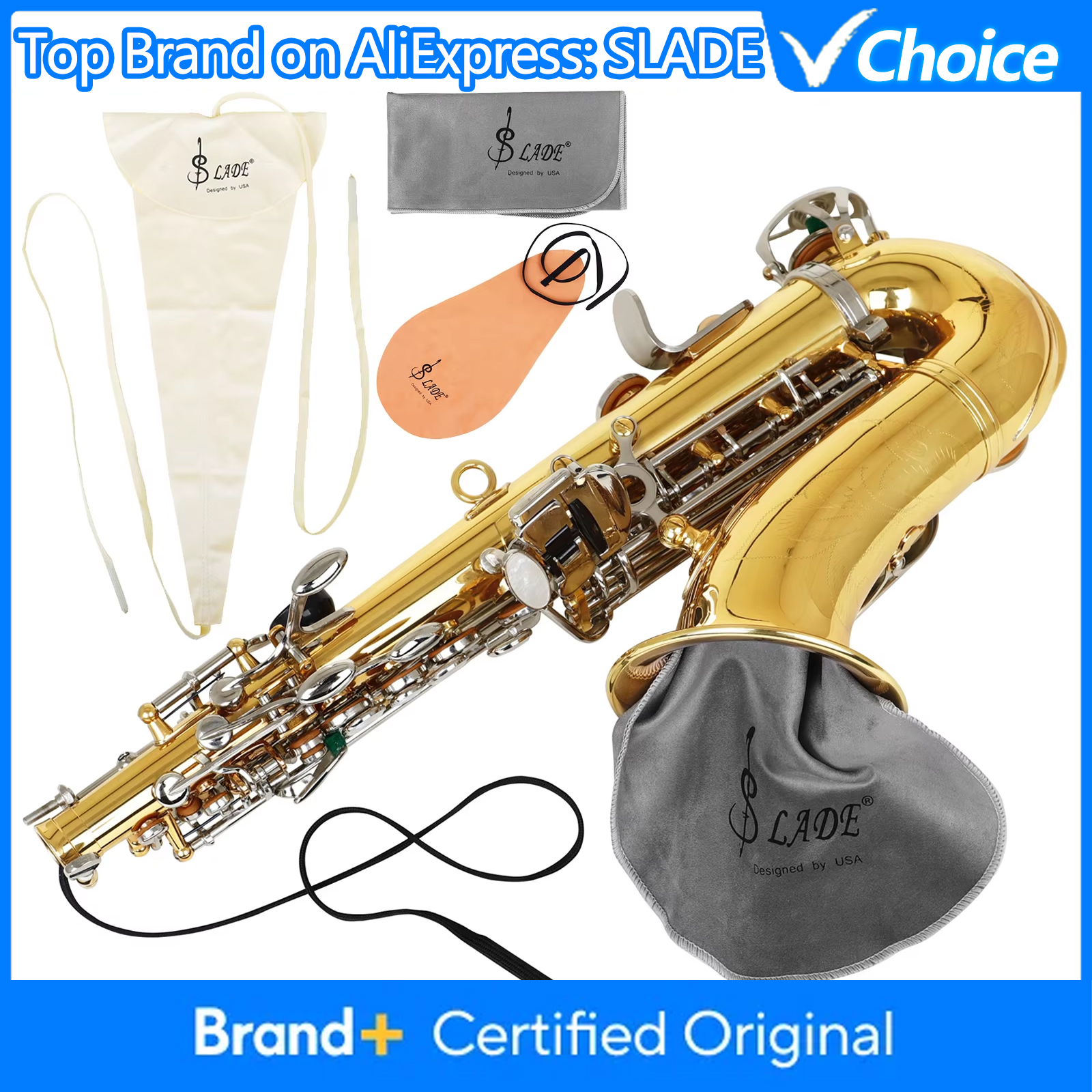 Musical Instrument Lyre - SLADE Saxophone Cleaning Wipes Sets Knitted