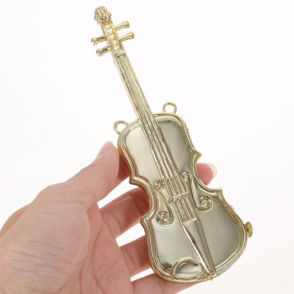 Musical Instrument Xmas Ornaments - 15Pcs Smooth Plastic Musical Instrument Ornaments