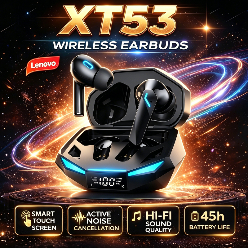 L Musical Instrument - New Lenovo XT53 Bluetooth V5.4 Earphones
