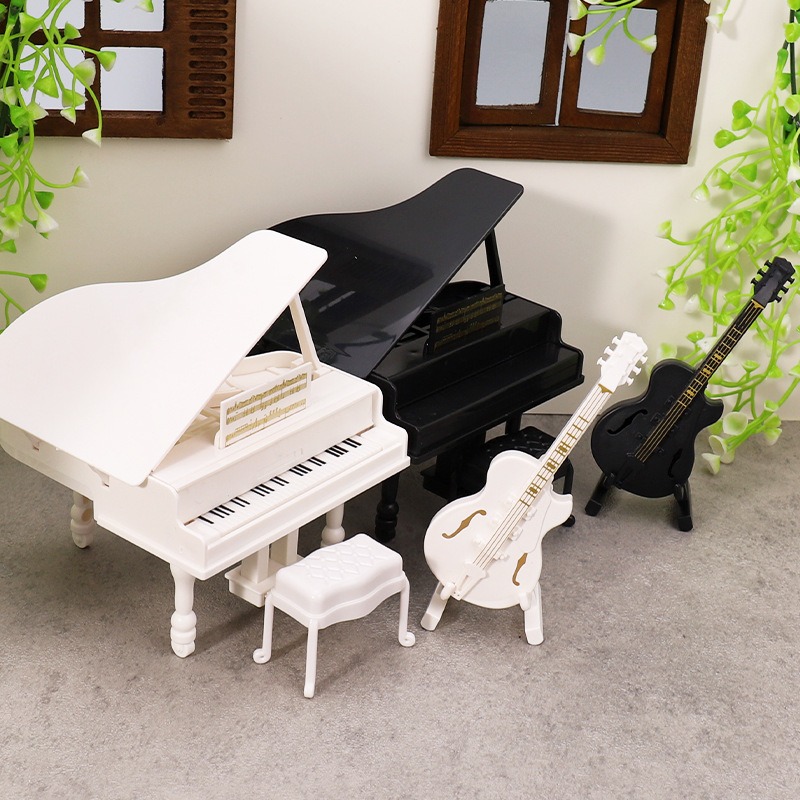 Musical Instrument Project - Miniature Grand Piano Model For Dollhouse