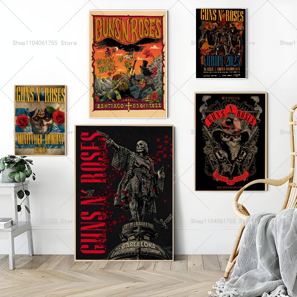 Rock Band G-Guns n R-Roses Pos - Musical Instrument Poster recension och pris