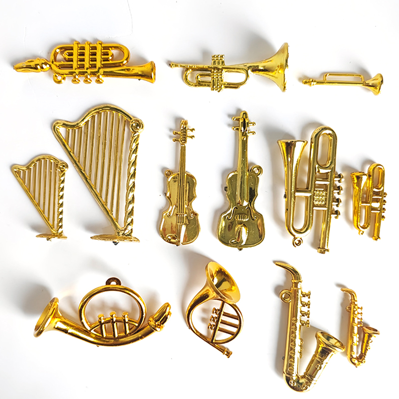 6-18PCS Random Mix Style Gold  - Musical Instrument Project recension och pris