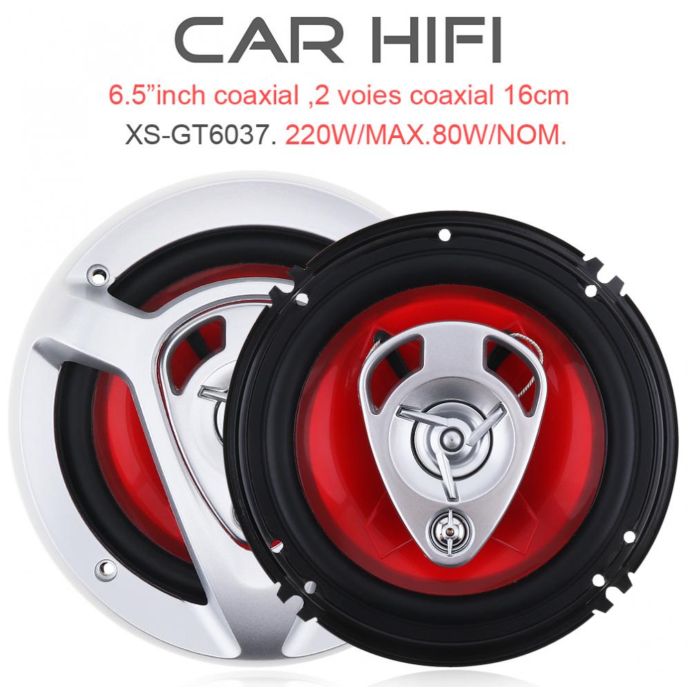 2pcs 220W 6.5 Inch Car HiFi Co - L Musical Instrument recension och pris