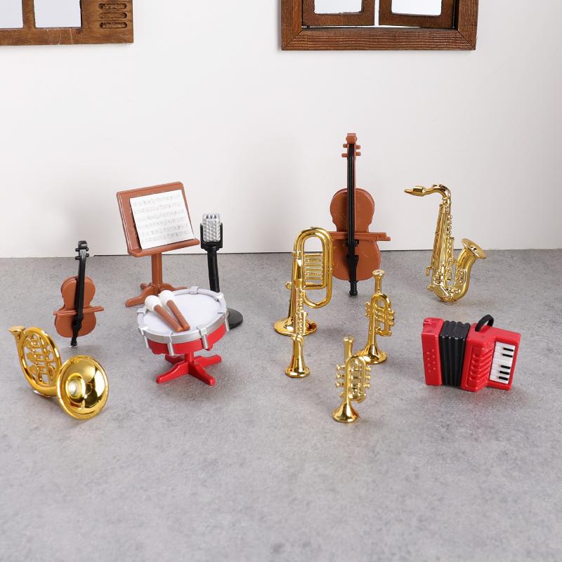 1 Set Home Decor Toy 1:12 Doll - Musical Instrument Saxophone recension och pris