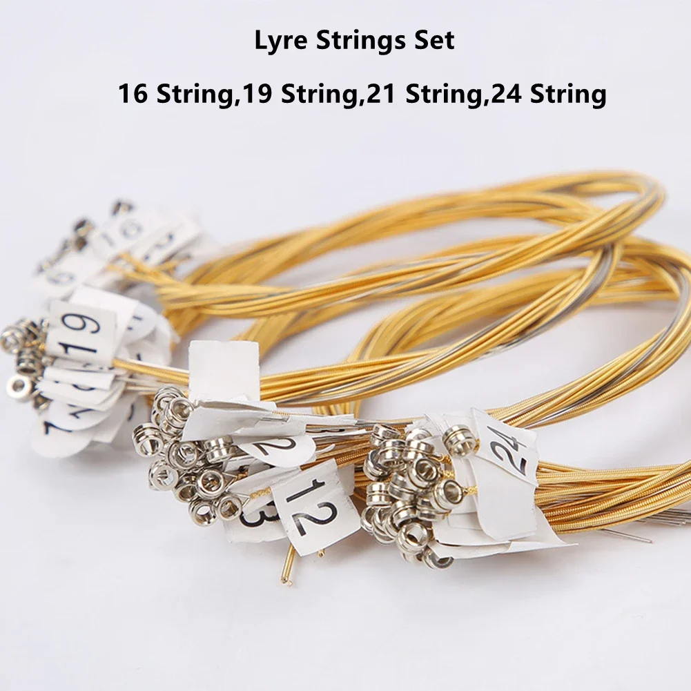 1Set 15/16/19/21/24Strings Lyr - Musical Instrument Lyre recension och pris