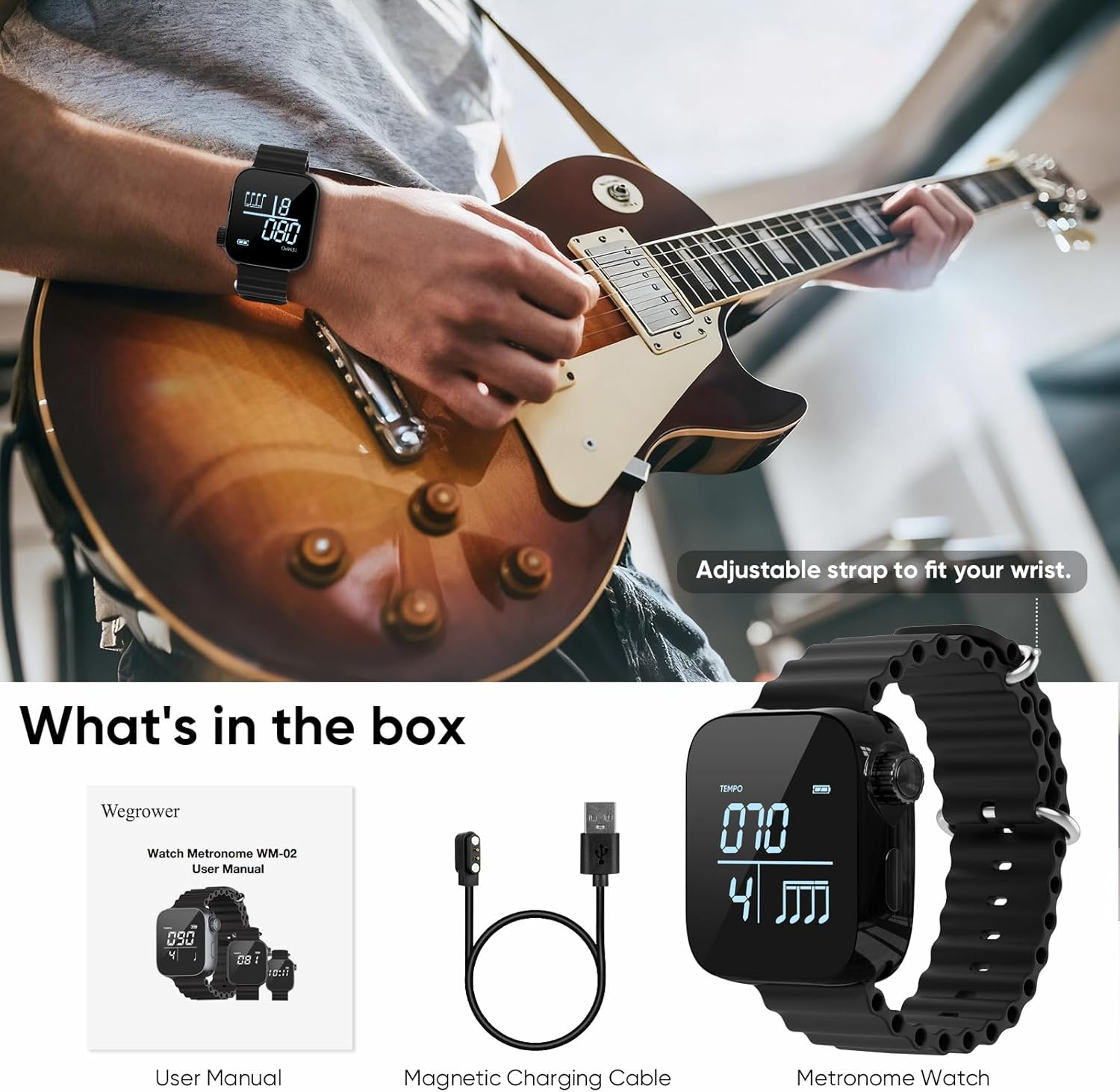 Wearable Vibrating Metronome 4 - Musical Instrument Drum recension och pris