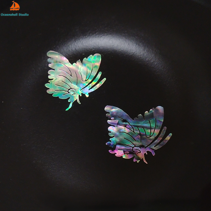 2 PC Abalone (Pāua) Shell Piec - Musical Instrument Project recension och pris