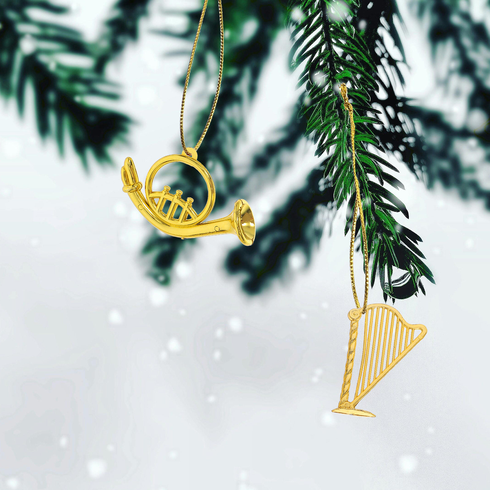 14Pcs Tiny Acrylic Musical Ins - Musical Instrument Xmas Ornaments recension och pris