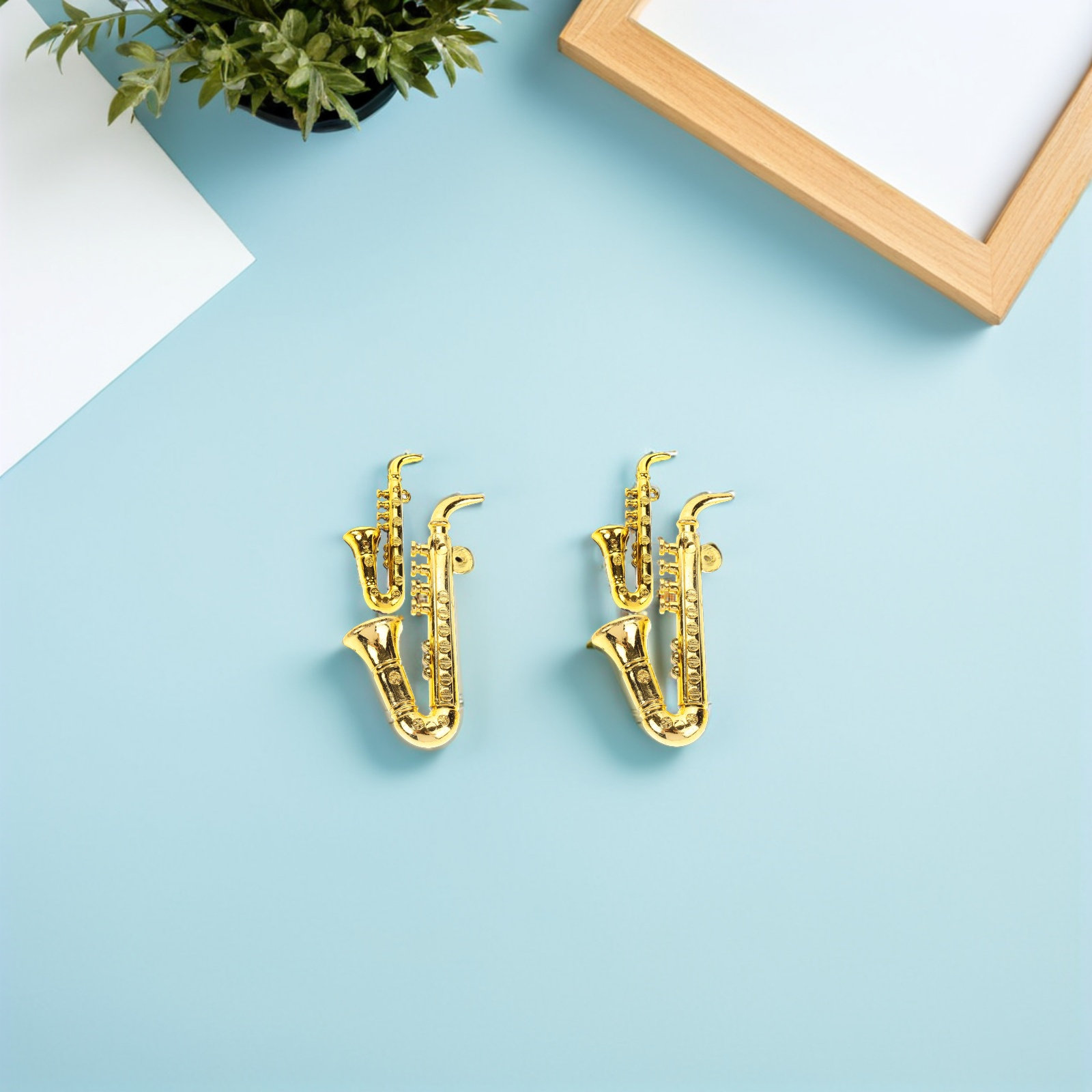 40Pcs Saxophone Xmas Tree Pend - Musical Instrument Xmas Ornaments recension och pris