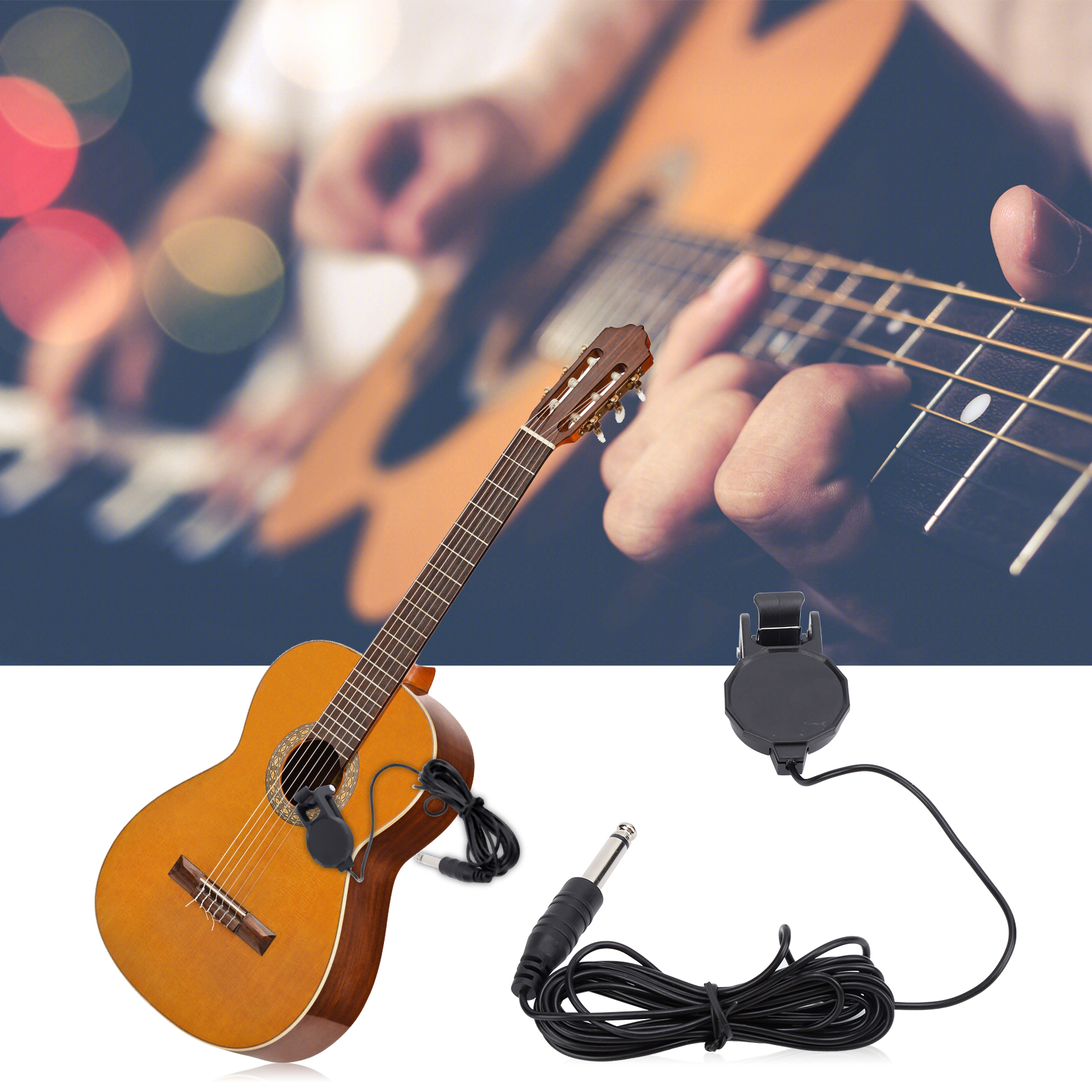 Clip-On Pickup Microphone Piez - Musical Instrument Ukulele recension och pris