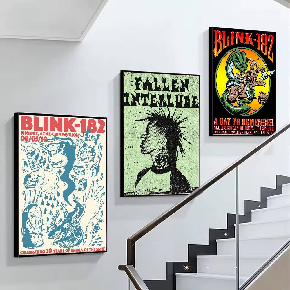 Blink-182 Rock Band Poster Wat - Musical Instrument Poster recension och pris