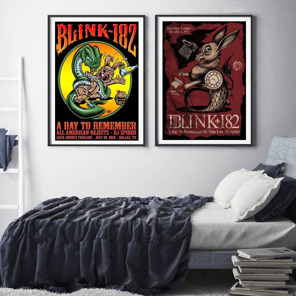 Blink-182 Rock Band Poster Wat - Musical Instrument Poster recension och pris