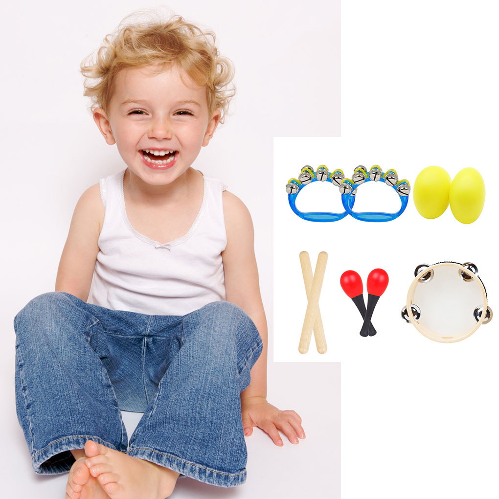 Toddlers Musical Instrument To - Tambourine Hand Drum recension och pris