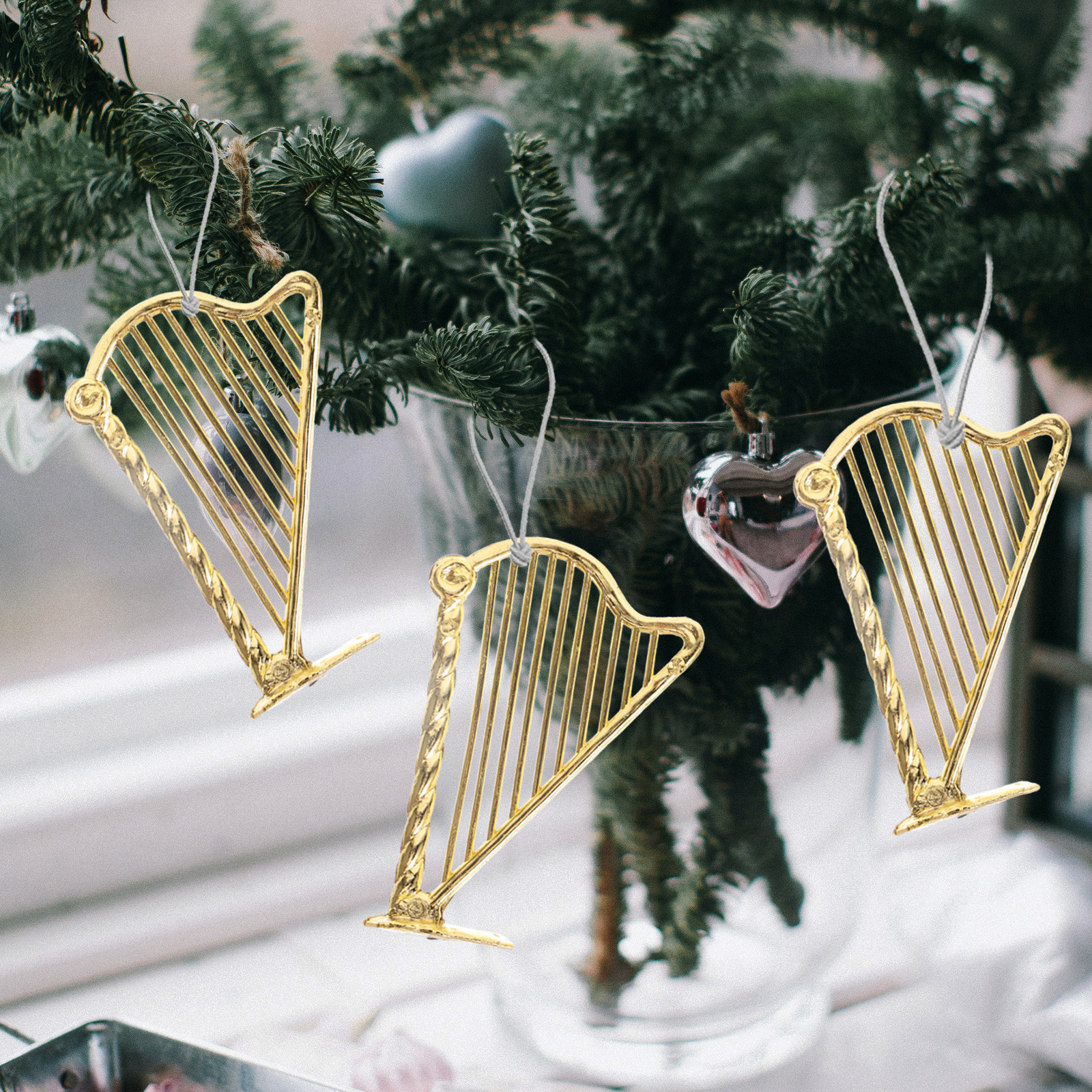 10Pcs Musical Instrument Hangi - Musical Instrument Xmas Ornaments recension och pris