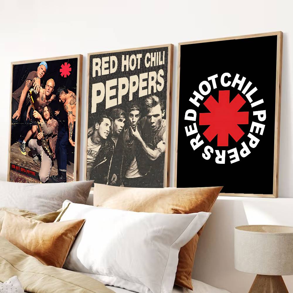 Popular Rock Band Red Hot Chil - Musical Instrument Poster recension och pris