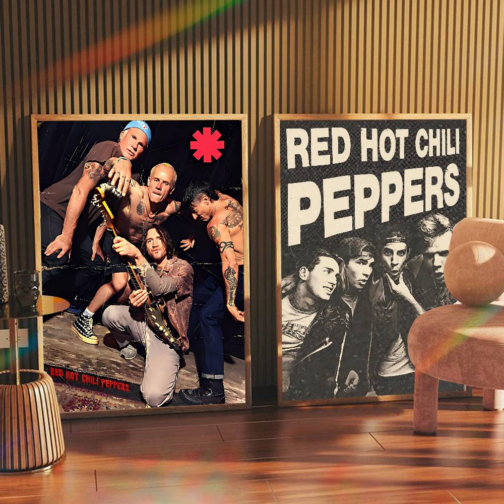 Popular Rock Band Red Hot Chil - Musical Instrument Poster recension och pris