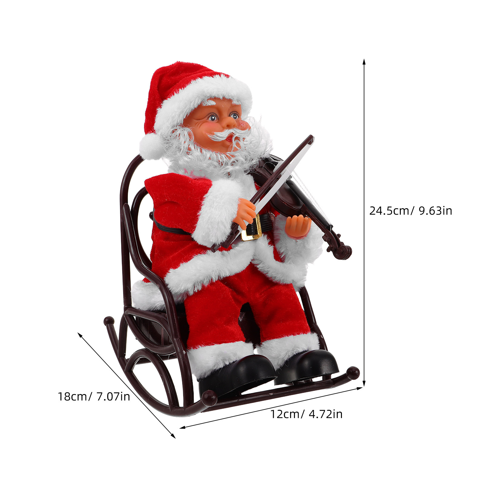 Creative Electric Santa Claus  - Musical Instrument Xmas Ornaments recension och pris
