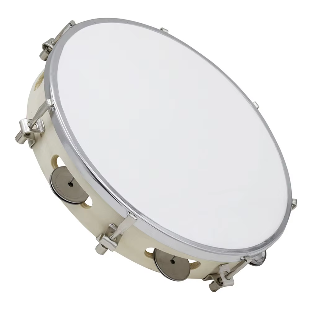 10 Inch Tambourine Orff Wooden - Tambourine Hand Drum recension och pris