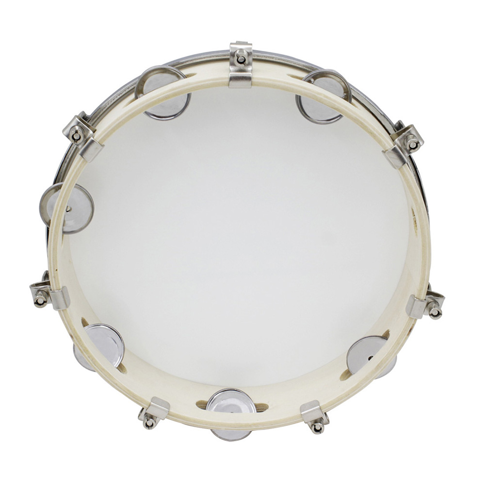 10 Inch Tambourine Orff Wooden - Tambourine Hand Drum recension och pris