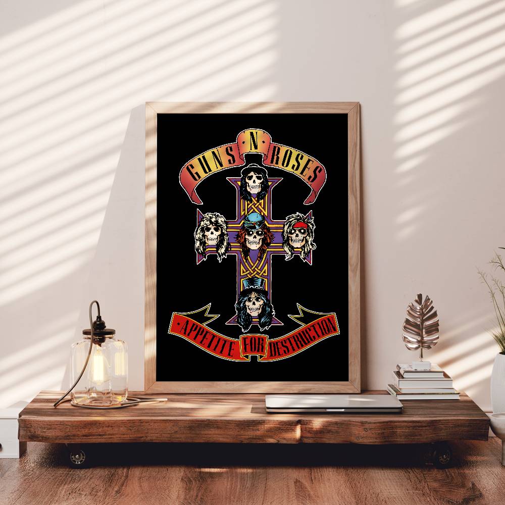 G-Guns Rock Band N R-Roses Pos - Musical Instrument Poster recension och pris
