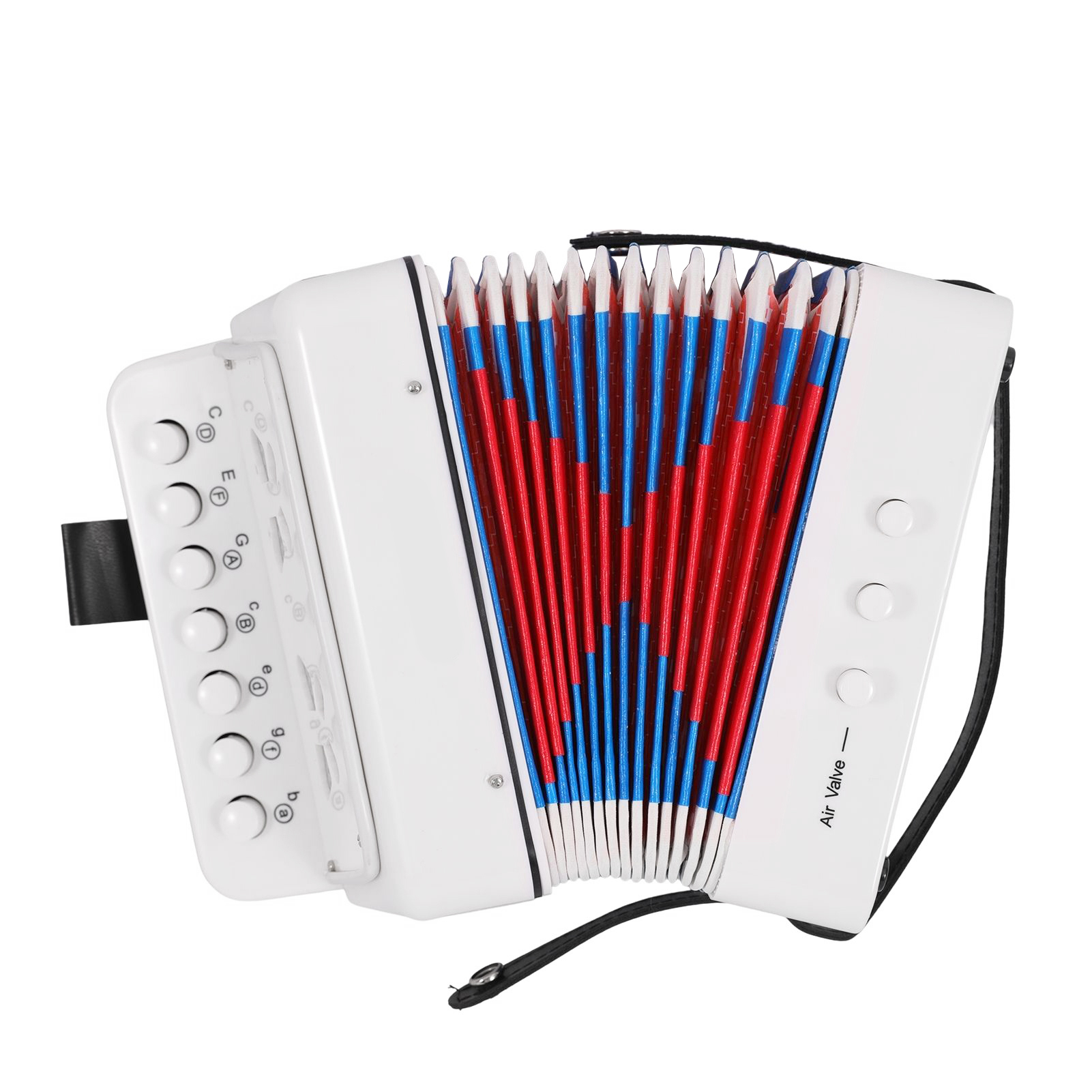 Mini 10 Keys Accordion Toy for - Musical Instrument Project recension och pris