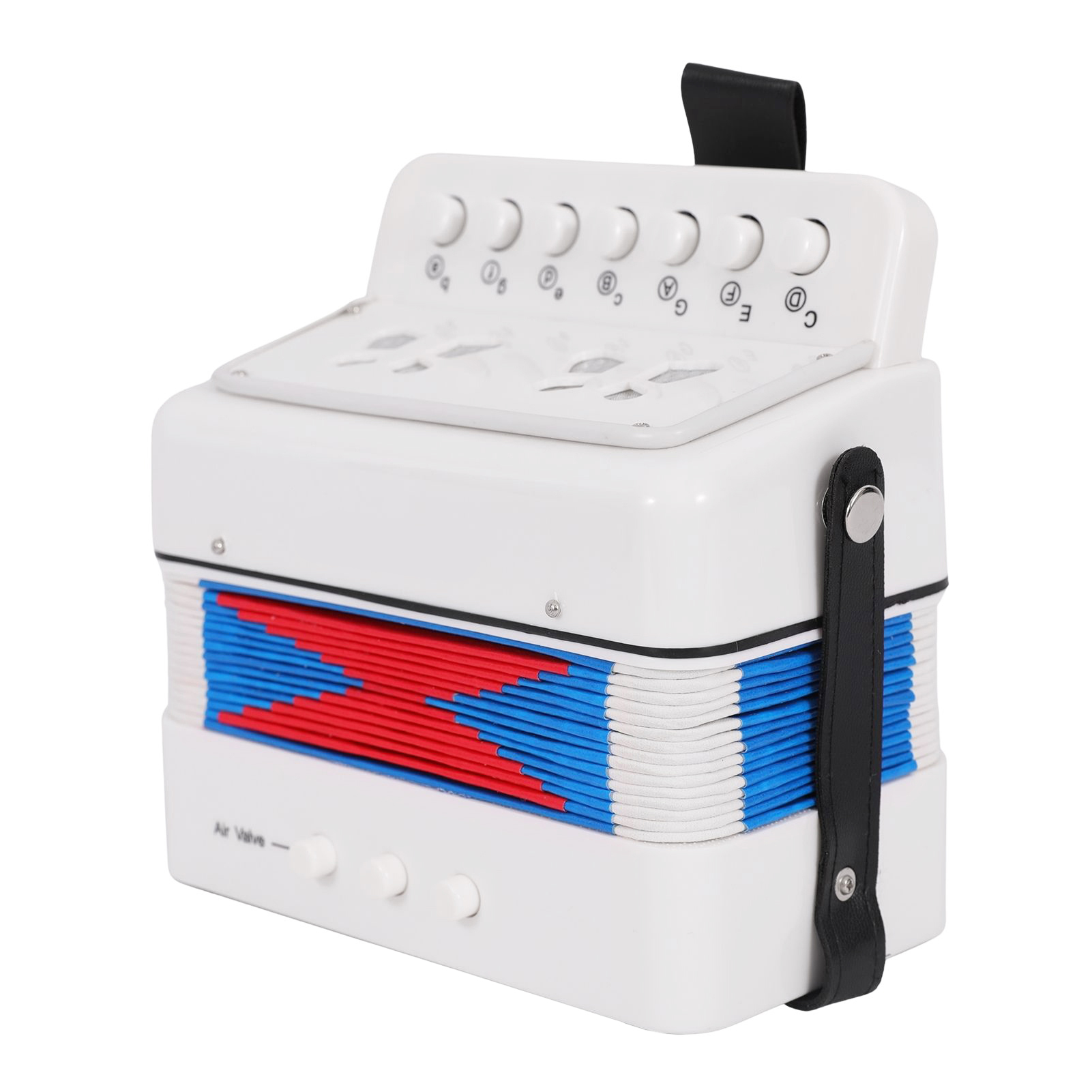 Mini 10 Keys Accordion Toy for - Musical Instrument Project recension och pris