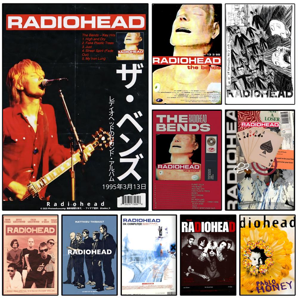 Rock Band Characters Radiohead - Musical Instrument Poster recension och pris