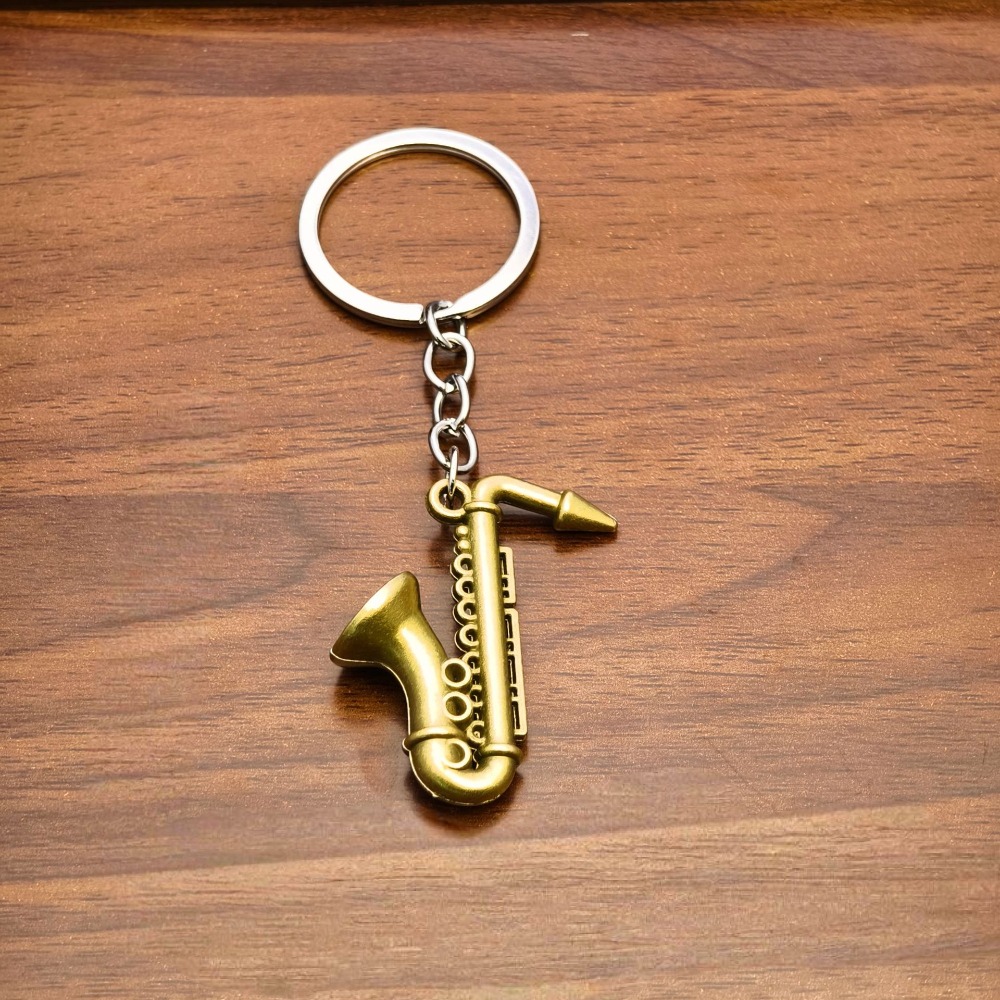 Retro Mini Saxophone Car Keych - Musical Instrument Lyre recension och pris
