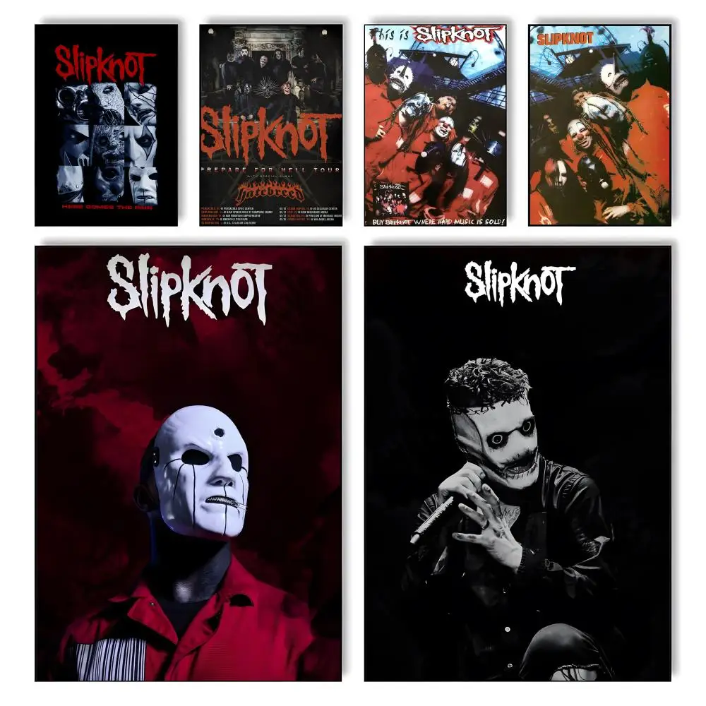 S-Slipknot Rock Roll Band Retr - Musical Instrument Poster recension och pris