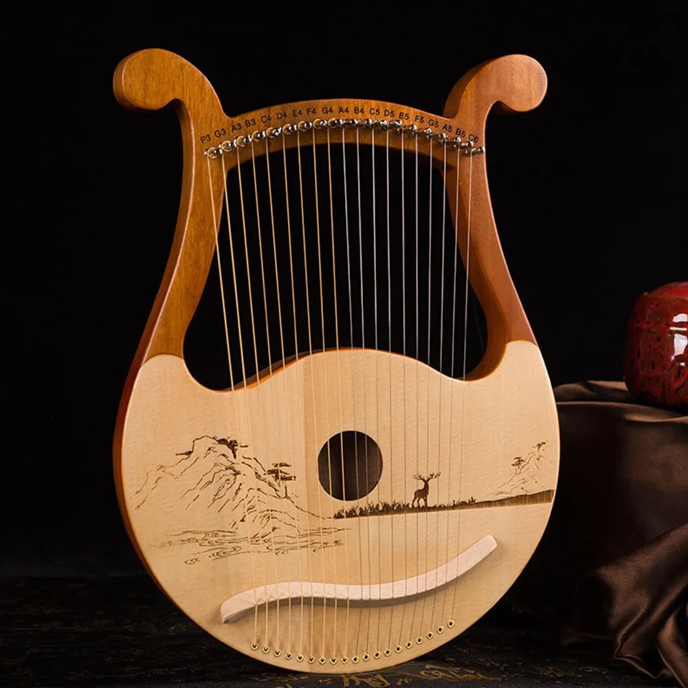 High Quality 19 String Lyre Ha - Musical Instrument Lyre recension och pris