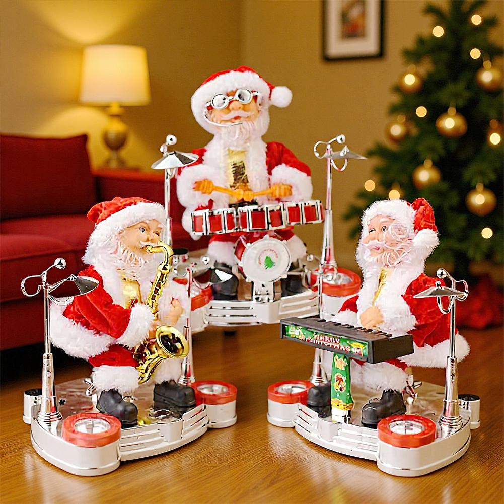 Christmas Santa Claus Electric - Musical Instrument Xmas Ornaments recension och pris