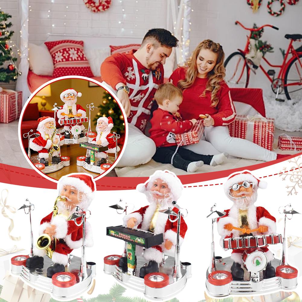 Christmas Santa Claus Electric - Musical Instrument Xmas Ornaments recension och pris