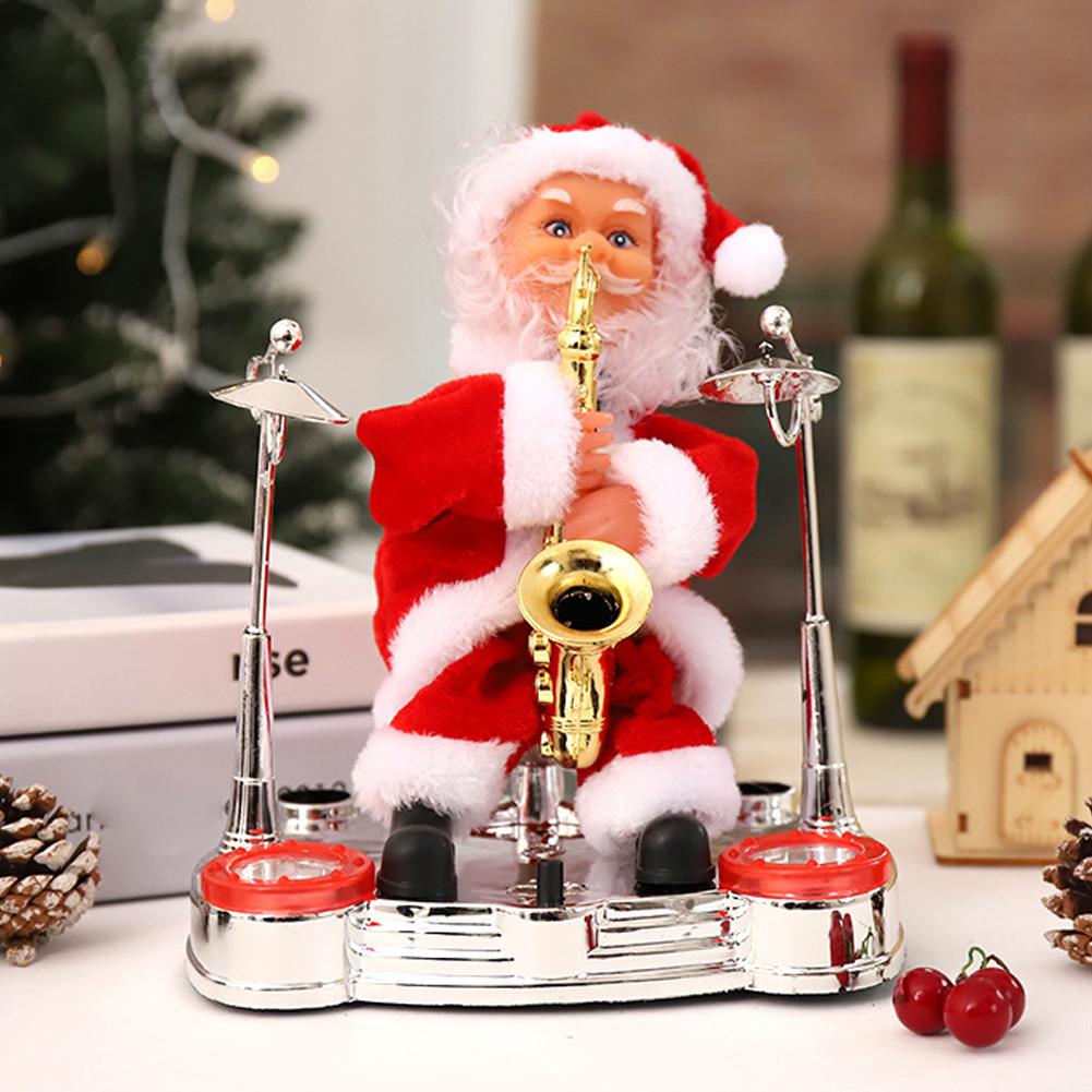 Christmas Santa Claus Electric - Musical Instrument Xmas Ornaments recension och pris