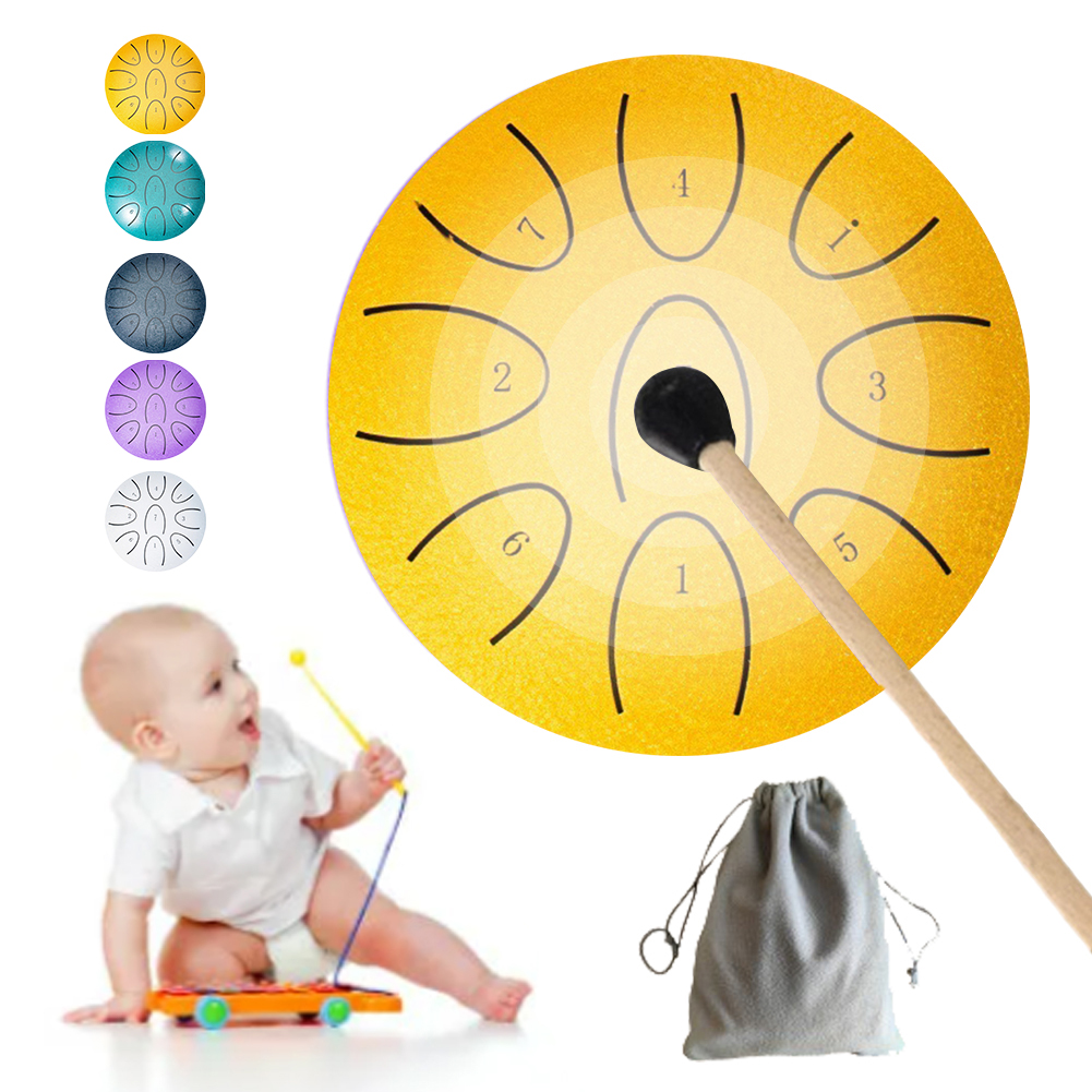 Steel Tongue Drum Portable Rai - Musical Instrument Drum recension och pris